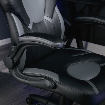 Venom PC Office Gaming Chair, Grey/Black