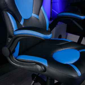Venom PC Office Gaming Chair, Blue/Black