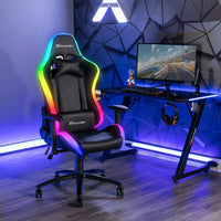 Thrasher RGB PC Gaming Chair, Black
