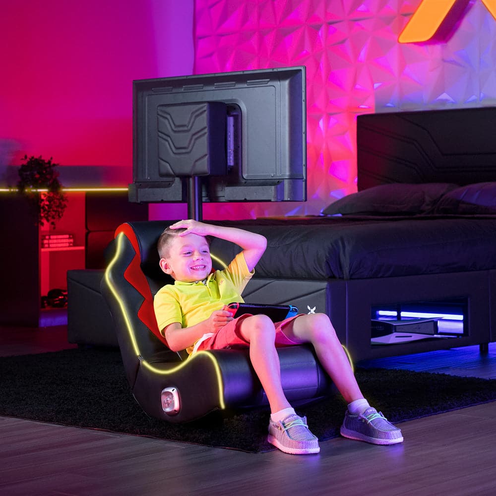 Led rocker deals gaming chair