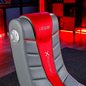 Extreme III 2.0 Wired Floor Rocker, Grey/Red