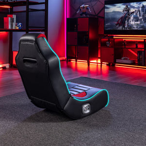 Flash LED 2.0 Audio Gaming Chair, Red/LED