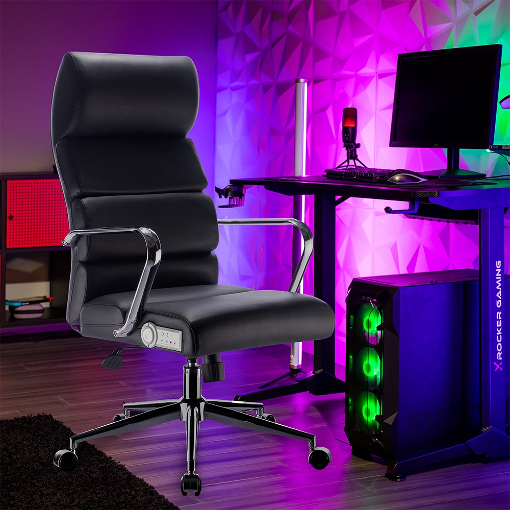 Office Chair with Speakers, Bluetooth, X Rocker Rogue