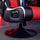 Falcon 2.1 Pedestal Gaming Chair, Black/White/Red