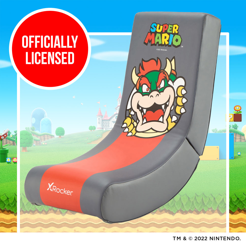 X Rocker Super Mario™ Spotlight Floor Rocker - Bowser - X Rocker