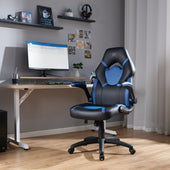 Venom PC Office Gaming Chair, Blue/Black