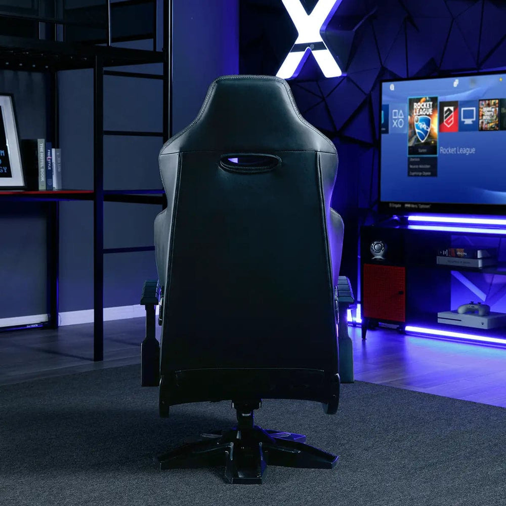 Evo Elite 4.1 RGB Gaming Chair with Built-in Audio Surround Sound System, RGB/Black