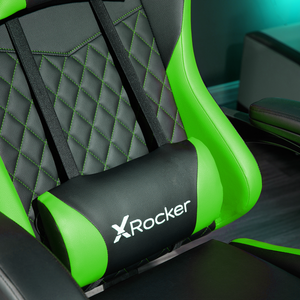 Apex PC Gaming Chair, Green - X Rocker