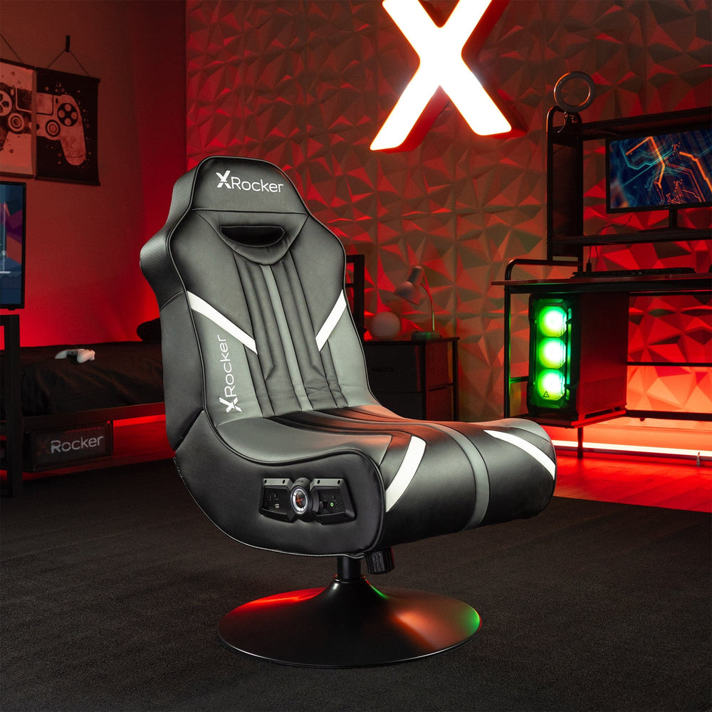 Nebula 2.1 Bluetooth Pedestal Gaming Chair, Black