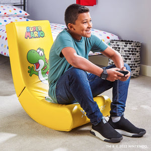 X Rocker Super Mario™ All-Star Floor Rocker - Yoshi - X Rocker