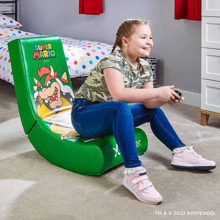 X Rocker Super Mario™ All-Star Floor Rocker - Bowser