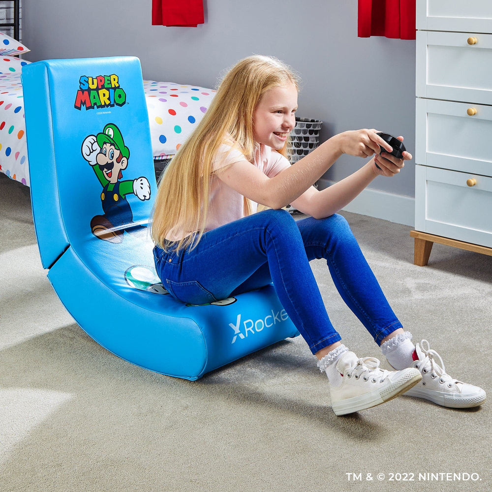 X Rocker Super Mario™ All-Star Floor Rocker - Luigi