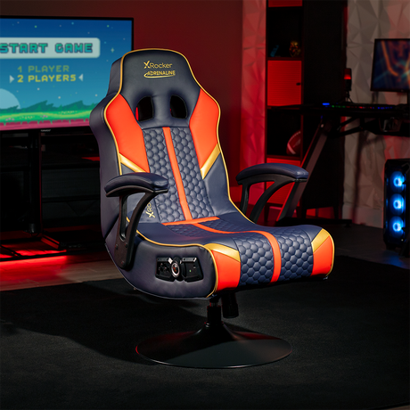 X Rocker Bravo RGB Sedia da gioco per PC con illuminazione a LED