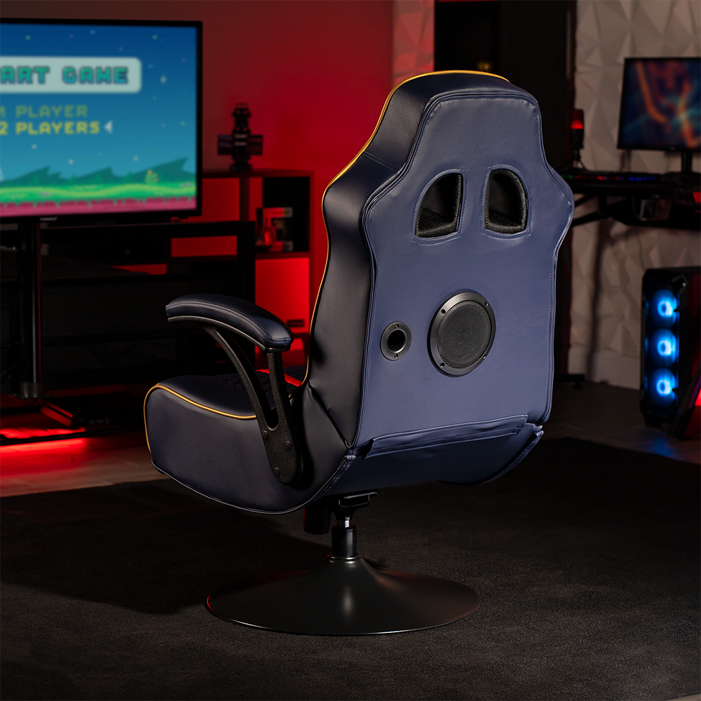 X Rocker Pro Series Pedestal Wireless 2.1 Gaming Chair Rocker, Black